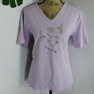 Exquisite Designs Hummingbird Blouse Top